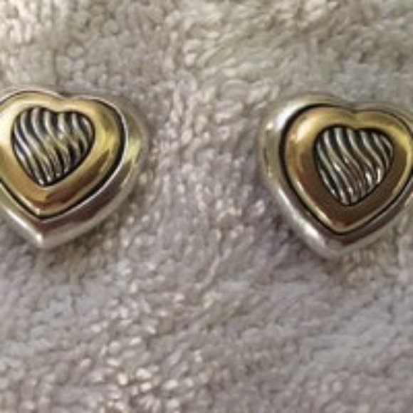 David Yurman Heart Earrings - Vintage - Picture 3 of 4